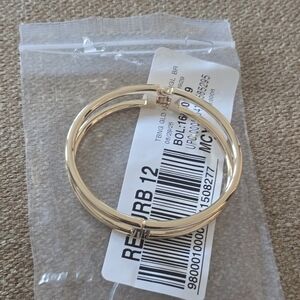 Macy's Elegant Gold Ring Bracelet Women New